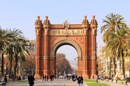 Arco del Triunfo al inicio de la Ciudadela