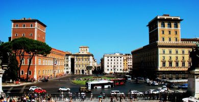 Piazza Venezia en Roma