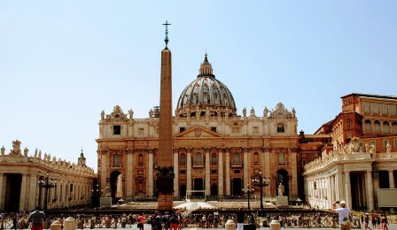 Plaza de San Pedro en el Vaticano