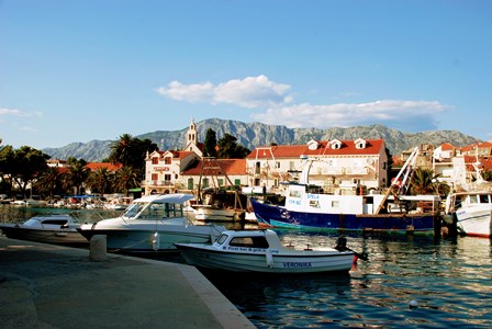 El pueblo de Sucuraj, donde se coge el ferry (Croacia)