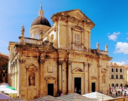 La catedral de Dubrovnik, que guarda las reliquias de San Blas