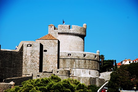 La Torre Minčeta vista desde atrás (Dubrovnik)