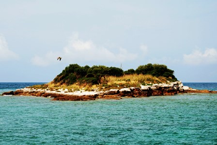 Deshabitadas islas frente a Rovinj (Croacia)