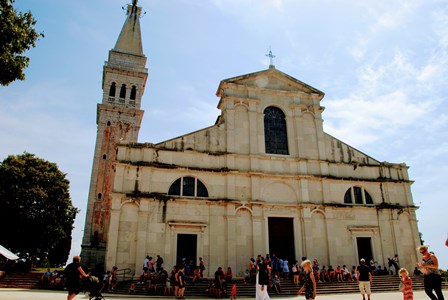 La Catedral de Santa Eufemia en Rovinj (Croacia)