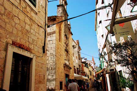 Callejuelas de Trogir (Croacia)