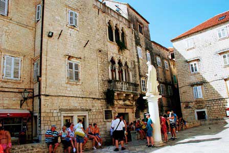 Palacio Cipiko de estilo veneciano en Trogir (Croacia)